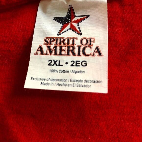 Fun shirt with Lincoln by Spirit of America 2XL - Picture 3 of 3